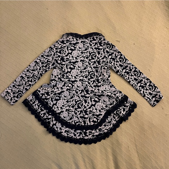 Girls Adore Navy and White Vintage Flared Cardigan size 7/8yr - Picture 3 of 7